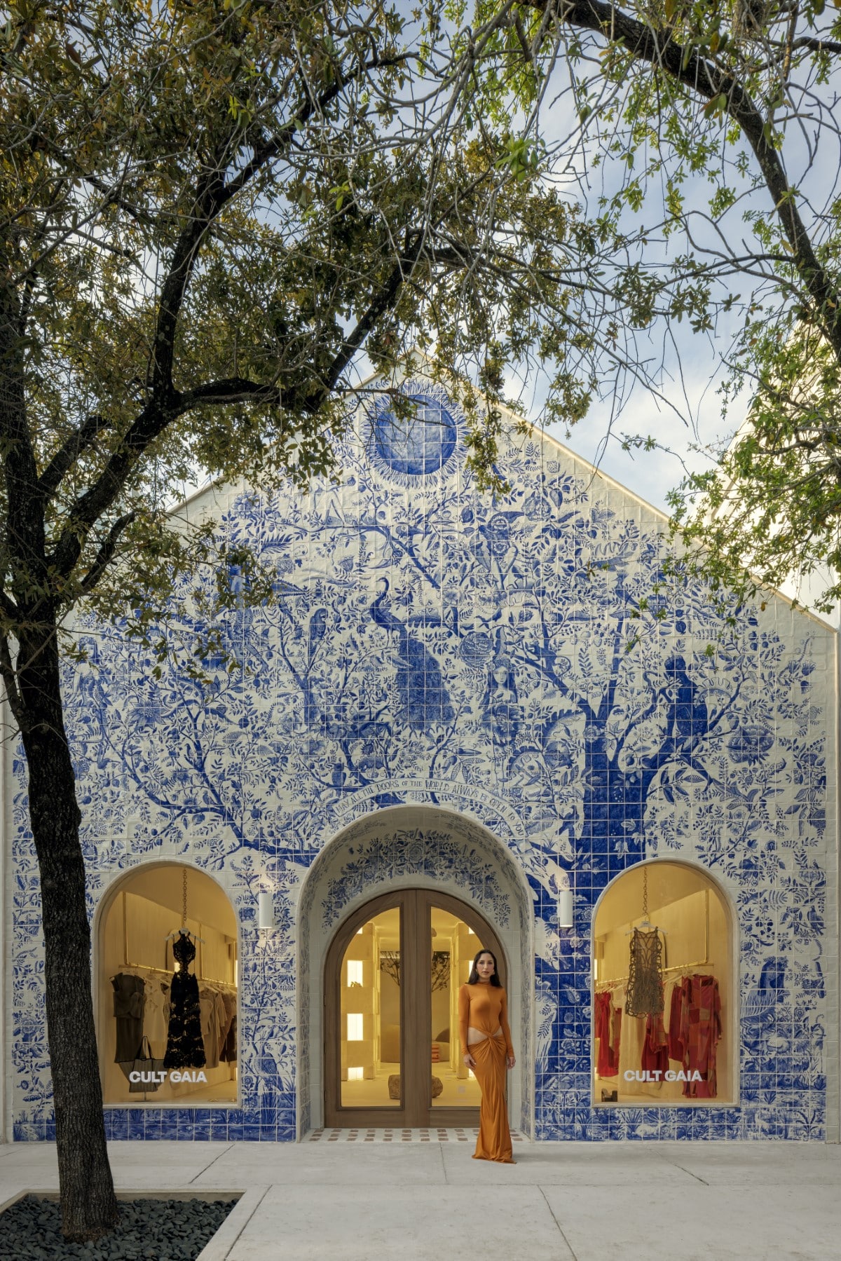Cult Gaia Tile Mural by Chandler House