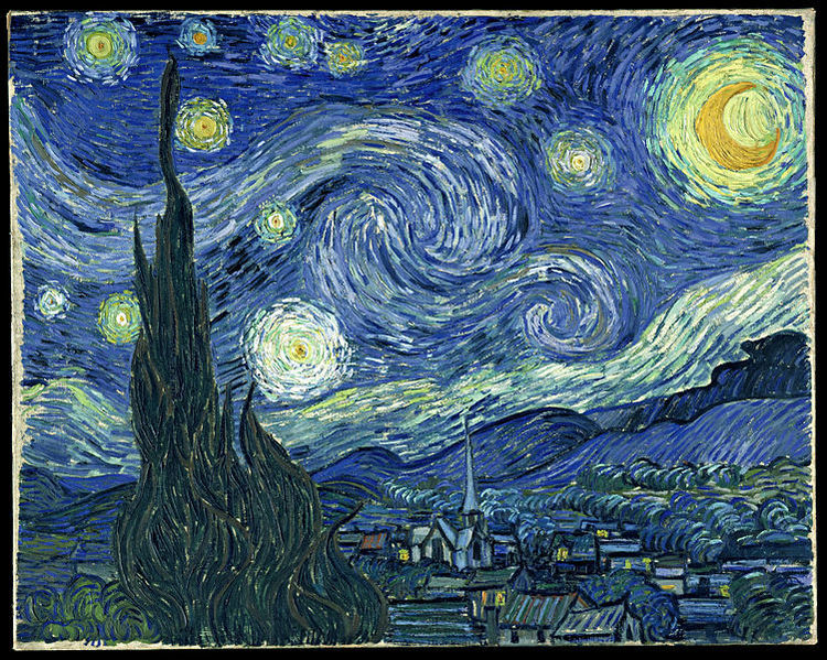 La noche estrellada de Vincent van Gogh